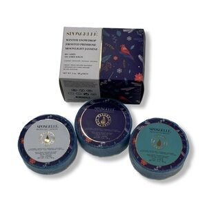 Spongellé Winter Snowdrop Body Wash Infused Buffers Set
